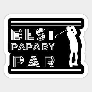 Best Papa By Par Sticker